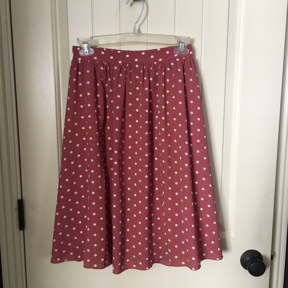 Mikarose polka dot skirt